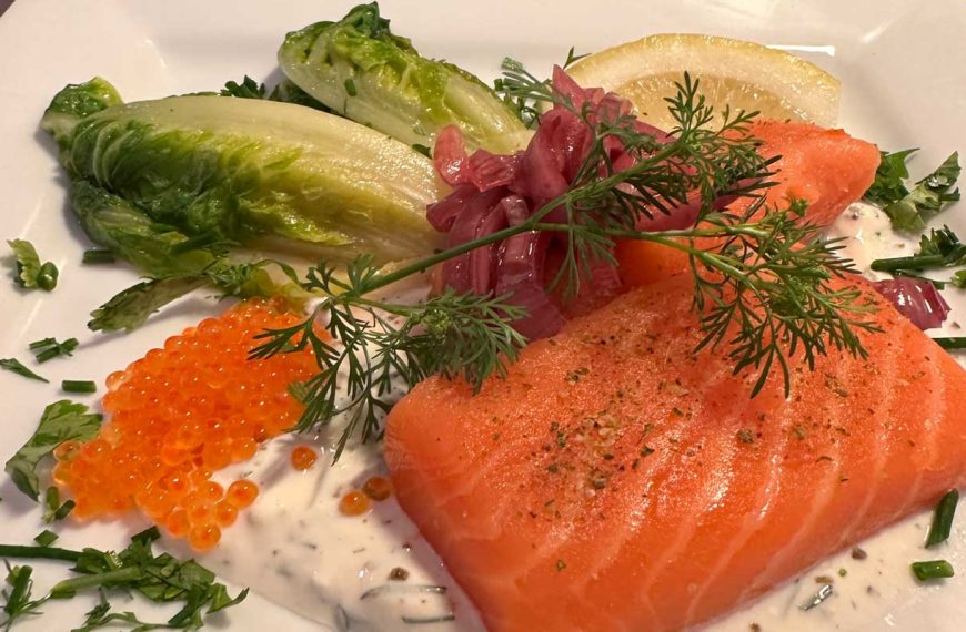 Konfitert laksefilet