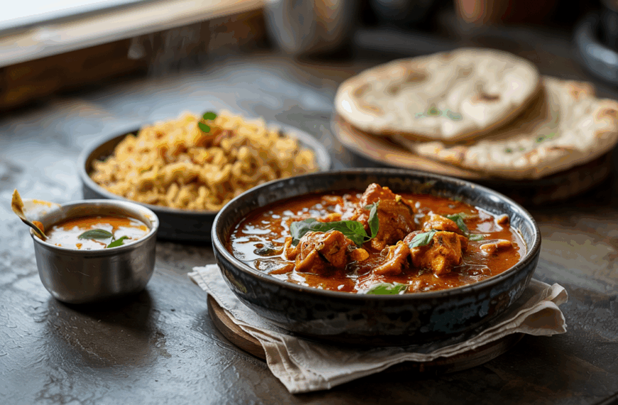 Enkel Vindaloo med Svinekjøtt