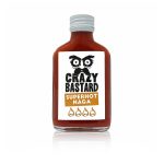 Crazy Bastard Superhot Naga Hotsaus-flaske