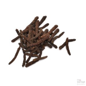 Tørket Lampung langpepper fra Indonesia, aromatisk og krydret.