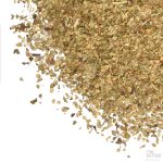 Nærbilde av italiensk krydderblanding med synlige urtebiter