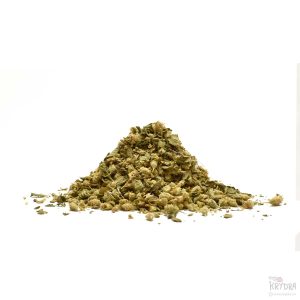 Håndplukket premium meksikansk oregano fra nordlige Mexico – naturlig skåret og tørket, presentert i en liten haug