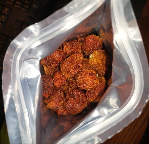 Carolina Reaper chili, hel photo review