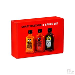 Crazy Bastard RØD -3 heite sauser