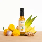 Løkken Ananas Habanero hotsauce med gul paprika, ananas, hvitløk