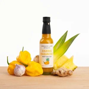 Løkken Ananas Habanero hotsauce med gul paprika, ananas, hvitløk