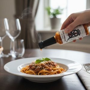 Chilisaus til tomatisert pastarett