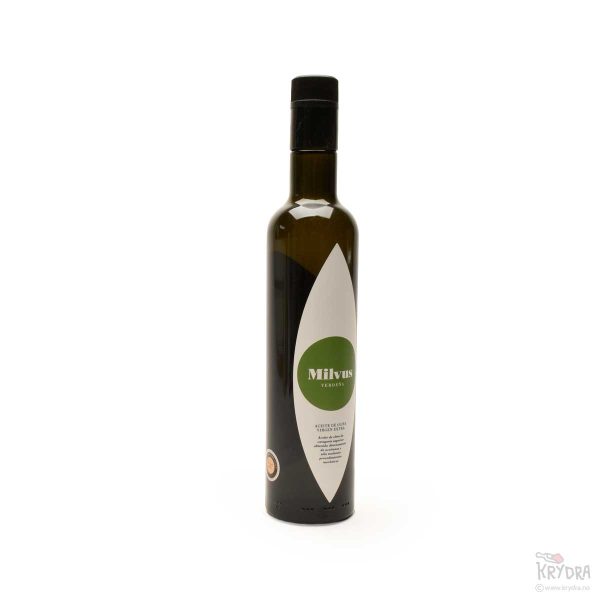 Milvus_Serien_Verdena_500ml MILVUS Extra Virgin olivenolje – Verdeña