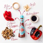 Firelli hot sauce med ingredienser